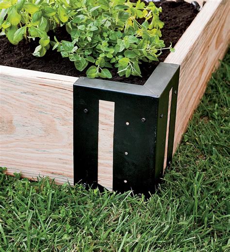 raised bed metal brackets|wickes raised bed brackets.